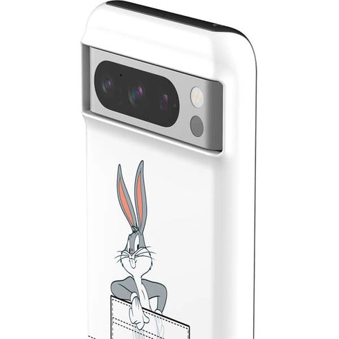 Looney Tunes Bugs Bunny Black White Google Pixel 8 Pro Impact Case